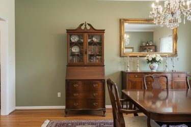 Antique chippendale secretary desk
