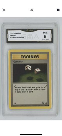 Pokemon tcg Gambler Gma 9 Mint