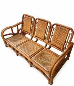 Rattan Bench