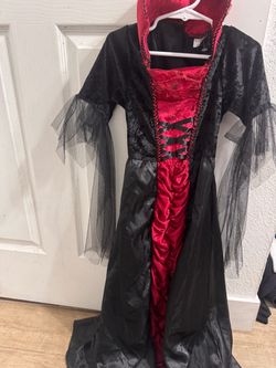 Girls Vampire Halloween Costume Dress
