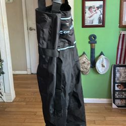 Waterproof Rubber Pants With Attached Rubber Boots