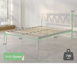 Full Bed Frame And Mattress - Smoke & Pet Free Home