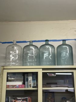 Vintage Glass Water Jugs