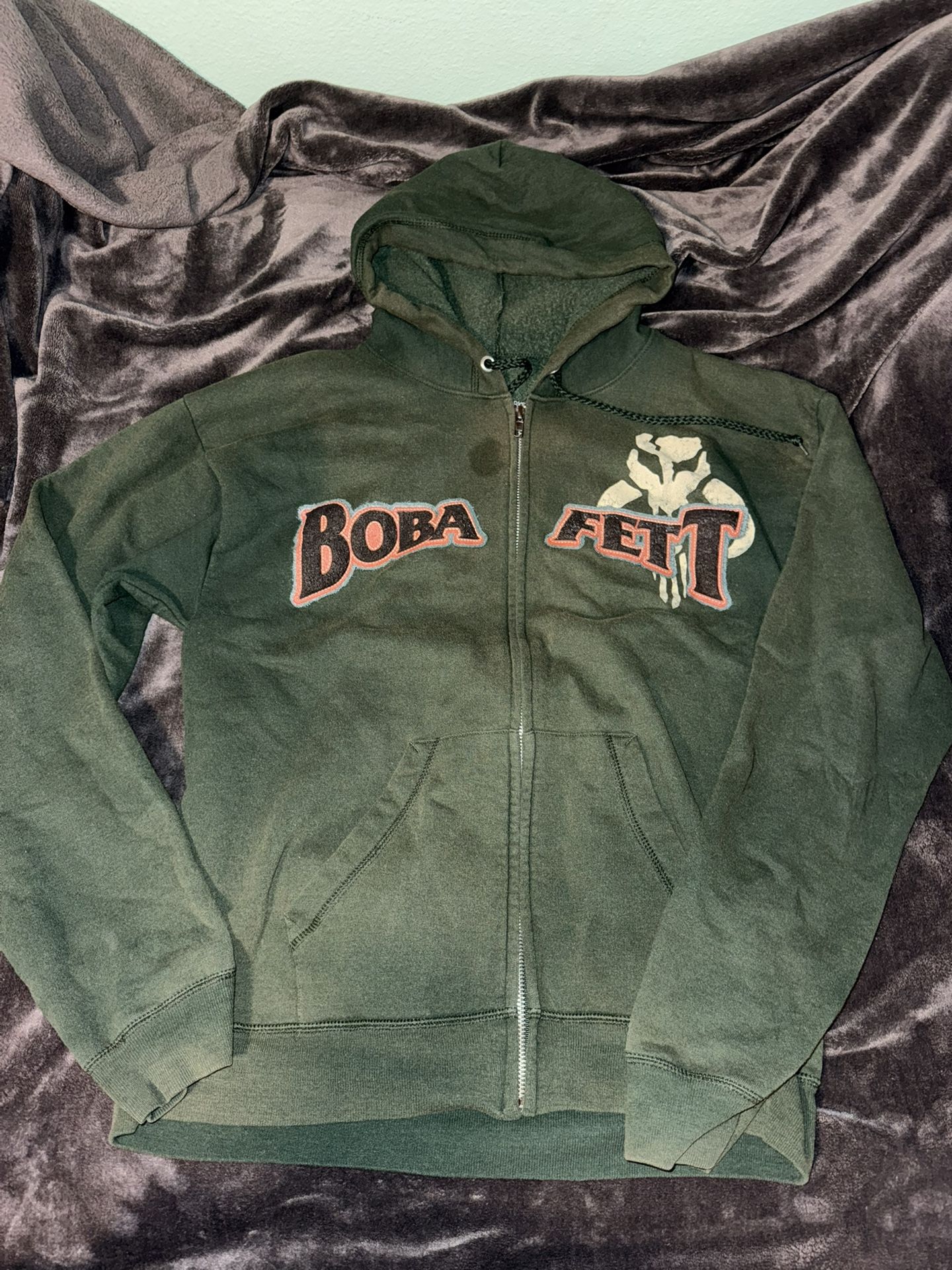 Boba Fett Disney Parks Star Wars Exclusive Mandalorian Hoodie Men's MEDIUM