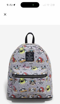 Disney loungefly nightmare before Christmas tattoo app mini backpack