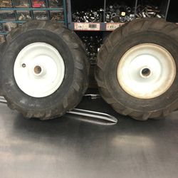 Cart or tiller wheels