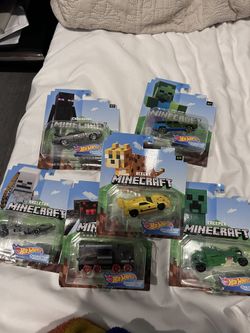 Minecraft Hot Wheels Lot