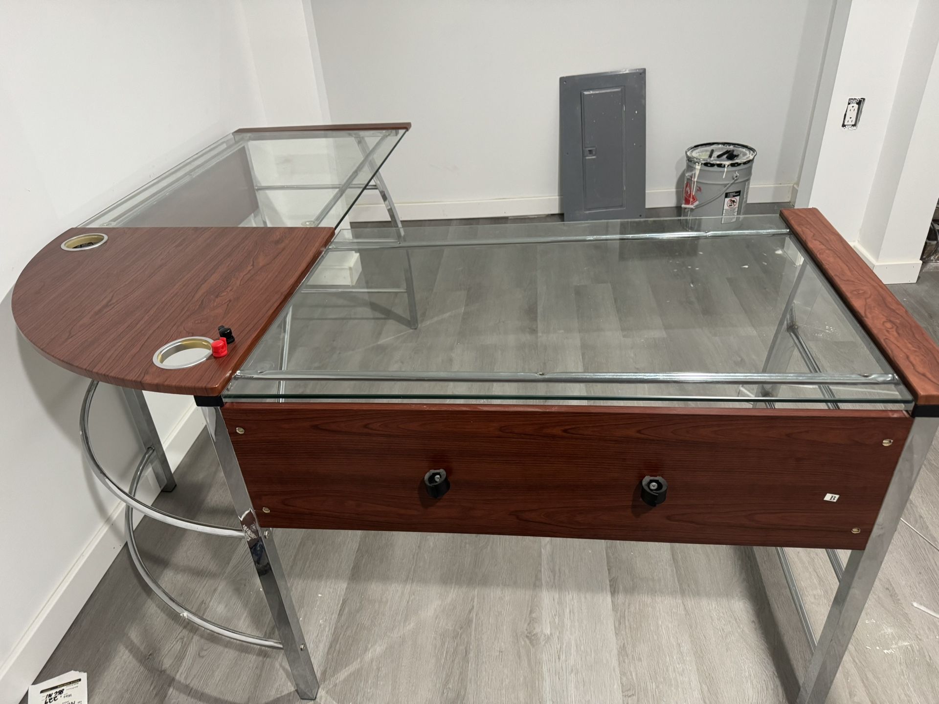Glass Desk