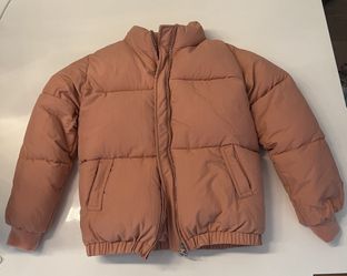 Forever21 Girls Peach Winter Coat Size 11-12