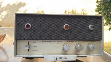 Vintage Johnson messenger remote control