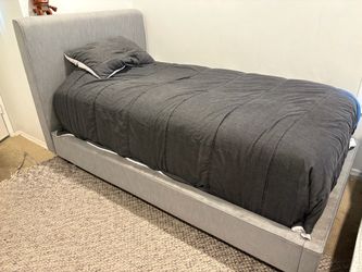 Living spaces Dean charcoal twin bed