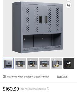 Space-Saving Metal Wall-Mounted Cabinet with Doors - Floating Tool Storage for Basements, Kitchens & Warehouses (Adjustable Shelves, Smooth-Hinge Desi