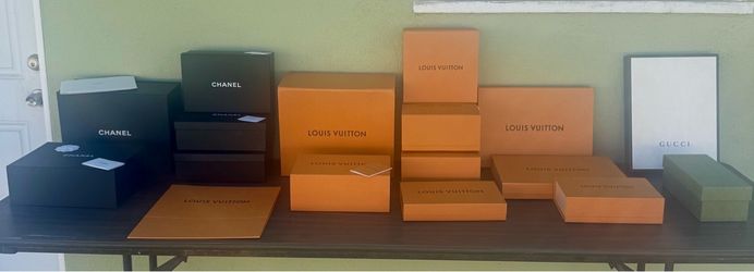 DESIGNER Luxury Brand Storage Boxes and Bags Louis Vuitton Chanel Dior 64 in Total