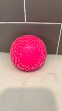 Authentic Pink NeeDoh Fuzz Ball – Excellent Condition