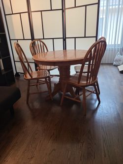 Table And 4 Chair