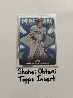 Shohei Ohtani Los Angeles Dodgers Pitcher/DH Topps Short Print Insert Card.
