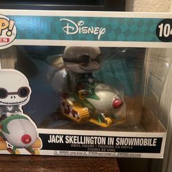 Jack Skellington In Snowmobile Funko