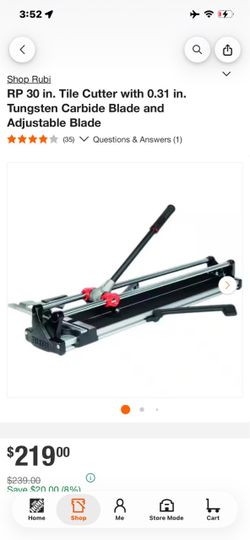Rubi RP 30 in. Tile Cutter