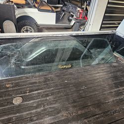 73-87 c10 rear solid glass