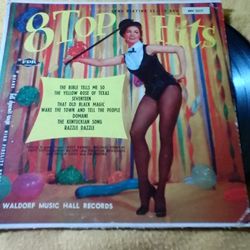 8" Waldorf Music Hall Records 8 Top Hits Record
