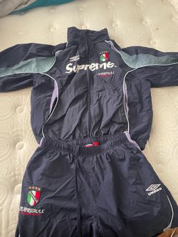 Supreme umbro set navy blue