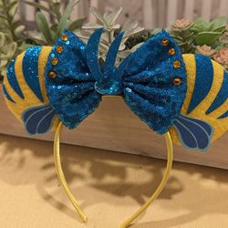 Disney Handmade flounder Ears 