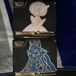 Pokemon Center Mega Evolution ETBs (Set of 2)