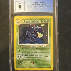 Cgc 9 Pokemon Light Ledian