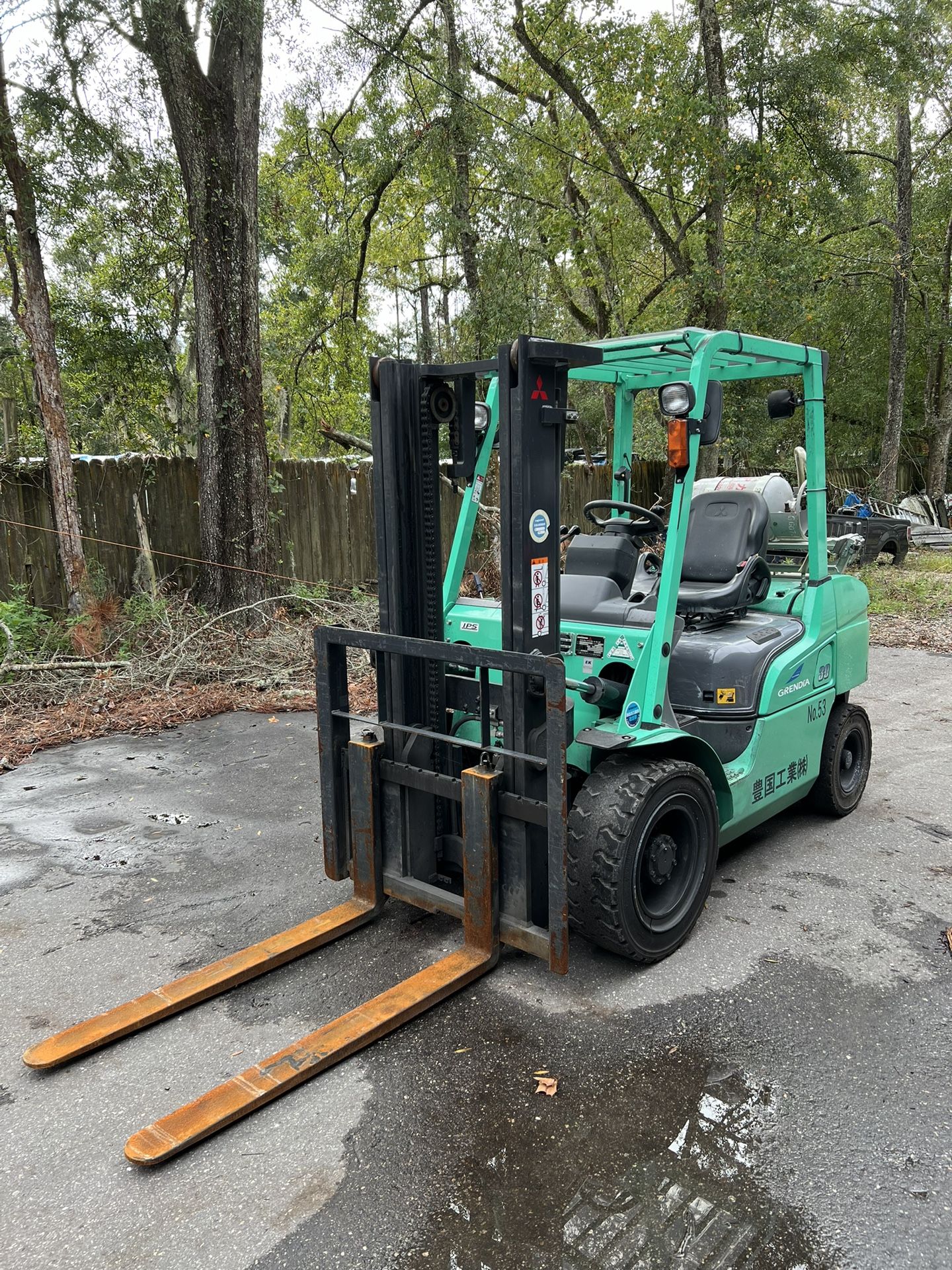 Used Japanese Imported 2019 Mitsubishi FGE30D Forklift Truck