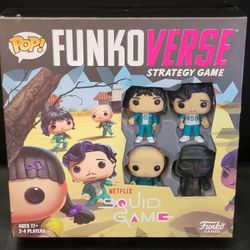 Squid Game Pop! Funkoverse Strategy Game 4-Pack Board Game In Hand!
