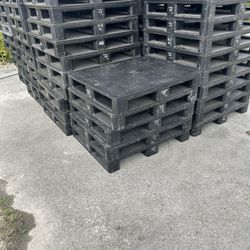 HEAVY DUTY PLASTIC PALLETS 37x32 $25 EACH DELIVERY AVAILABLE $$$