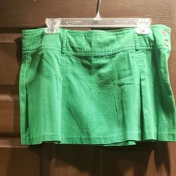 Green Tennis Mini  Skirt