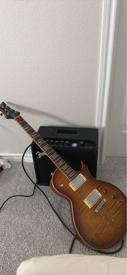 Guitar and amp