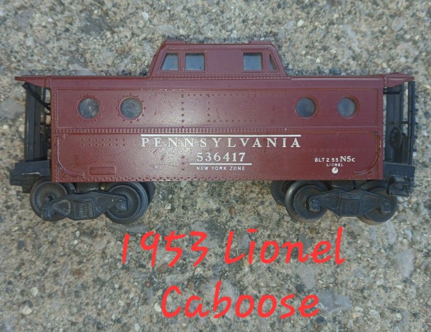 Vintage 1953 Lionel Train Caboose New York Zone