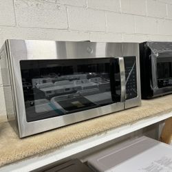 New in Box Stainless Steel GE OTR Microwave Warranty