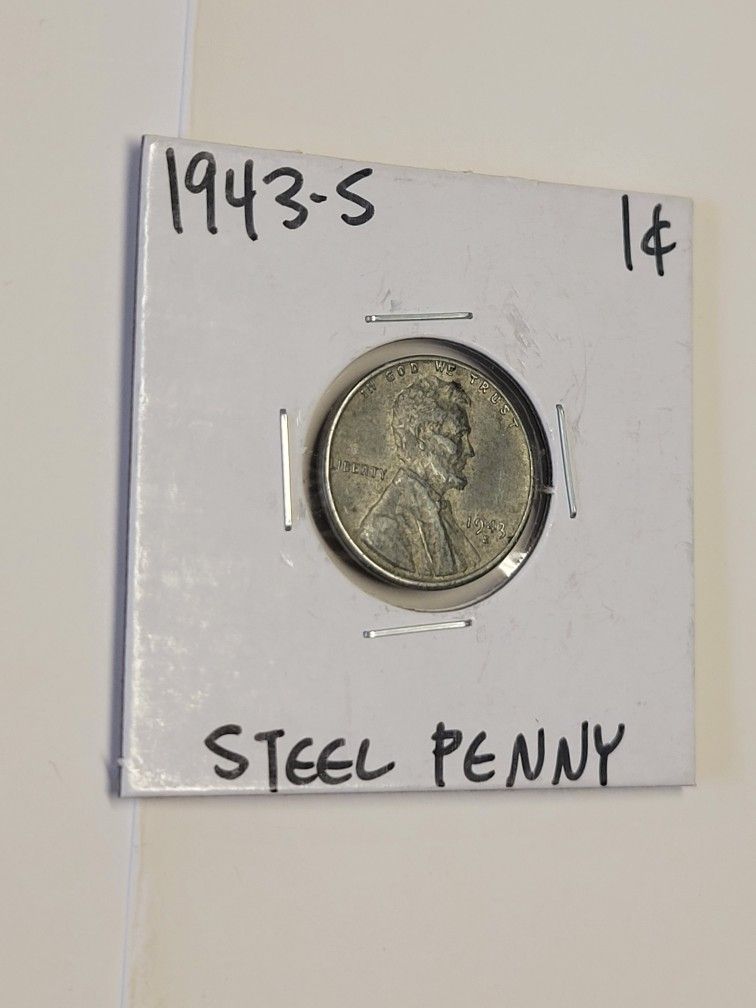 1943 - S Steel Penny Offers Welcome Shipping Only