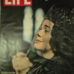 Mrs. Martin Luther King At Funeral Service 