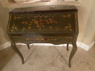 Antique Lacquered Secretary Desk