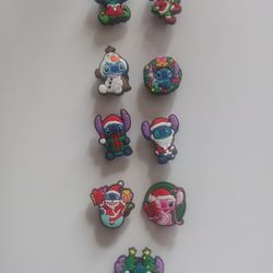 CHRISTMAS STITCH CROC CHARMS 