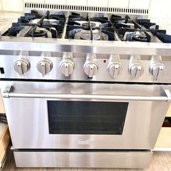 🔥 AGA 6-Burner Stainless Steel Gas Range & Oven – Priced to Sell! 🔥 💰 Asking Price: $500 (OBO)