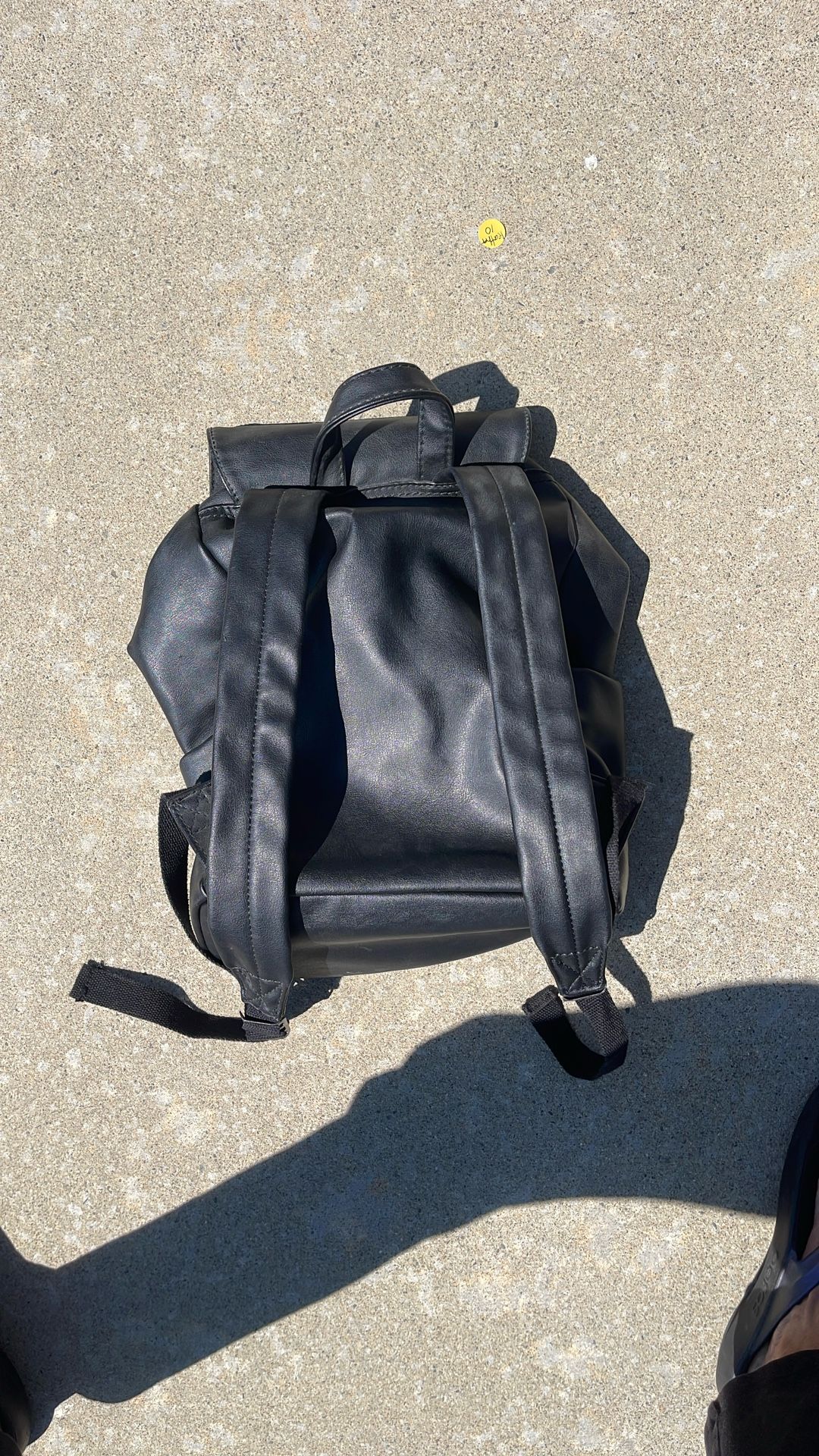 Purse Leather Backpack