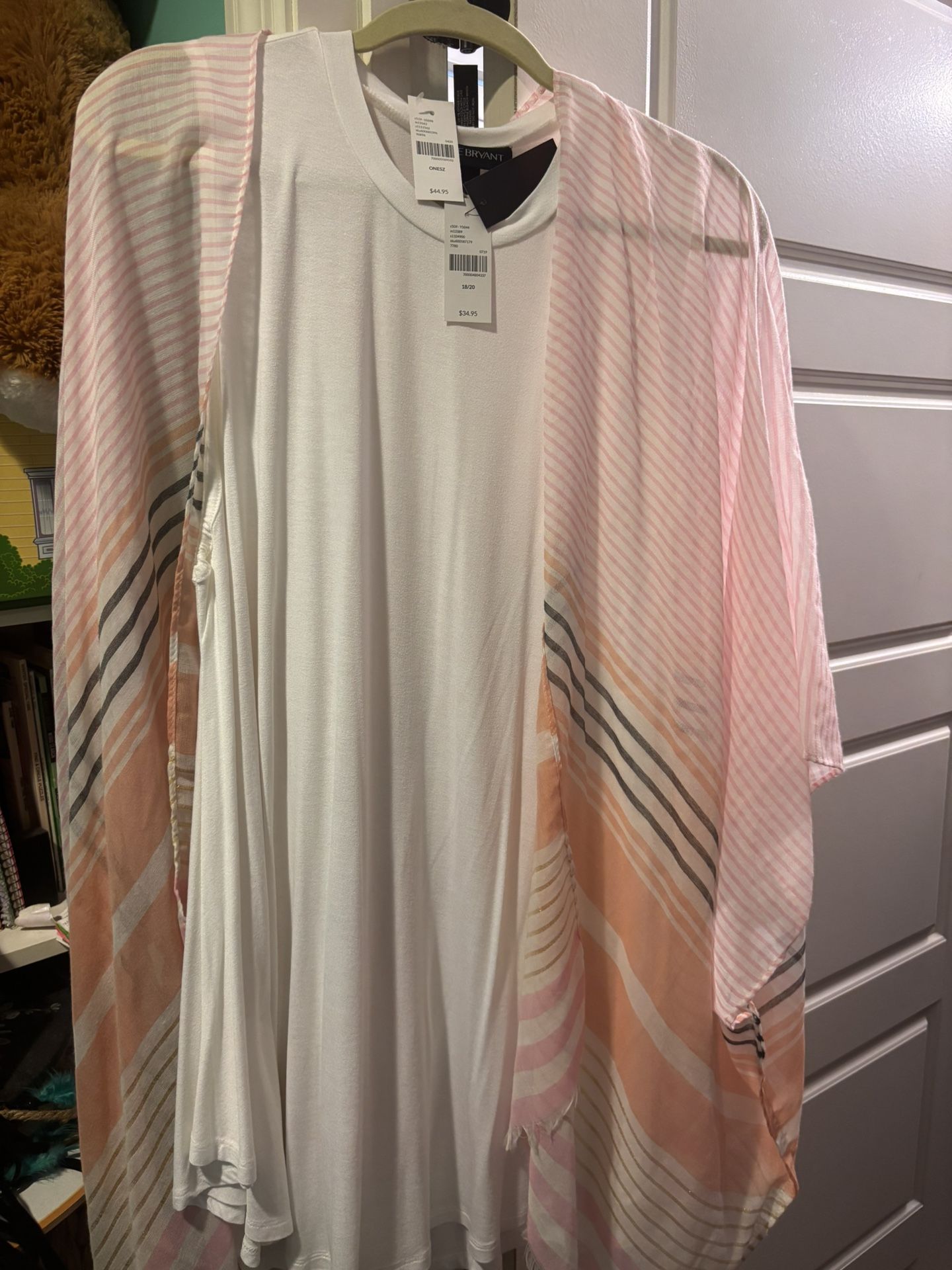 Lane Bryant Blouse And Shawl Set