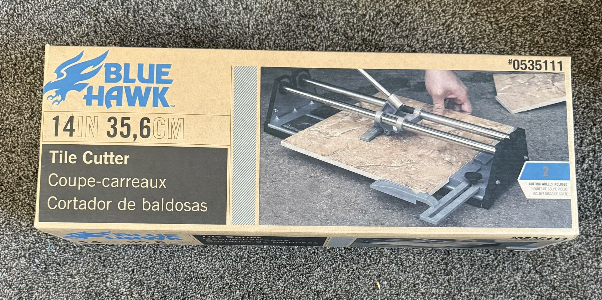 Blue Hawk 14” Tile Cutter