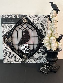 Stained Glass Black Crow