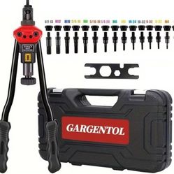 Rivet Nut Tool Kit, 16-Inch Rivnut Tool with 15 Metric
