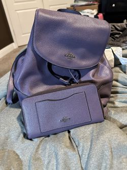Several Coach Purses With Matching Wallets