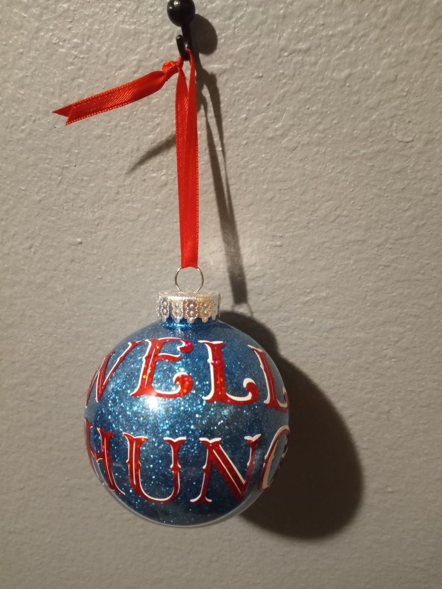 "Well Hung" Christmas ornament