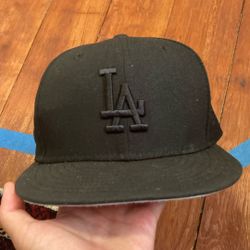 Black LA hat 