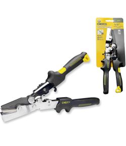 ST01 5/8" Multifunctional J-Channel,Professional Vinyl Siding Tool Series, Heavy Duty J-Channel Cutters & Siding Hole Punch Tools with Ergonomic Handl