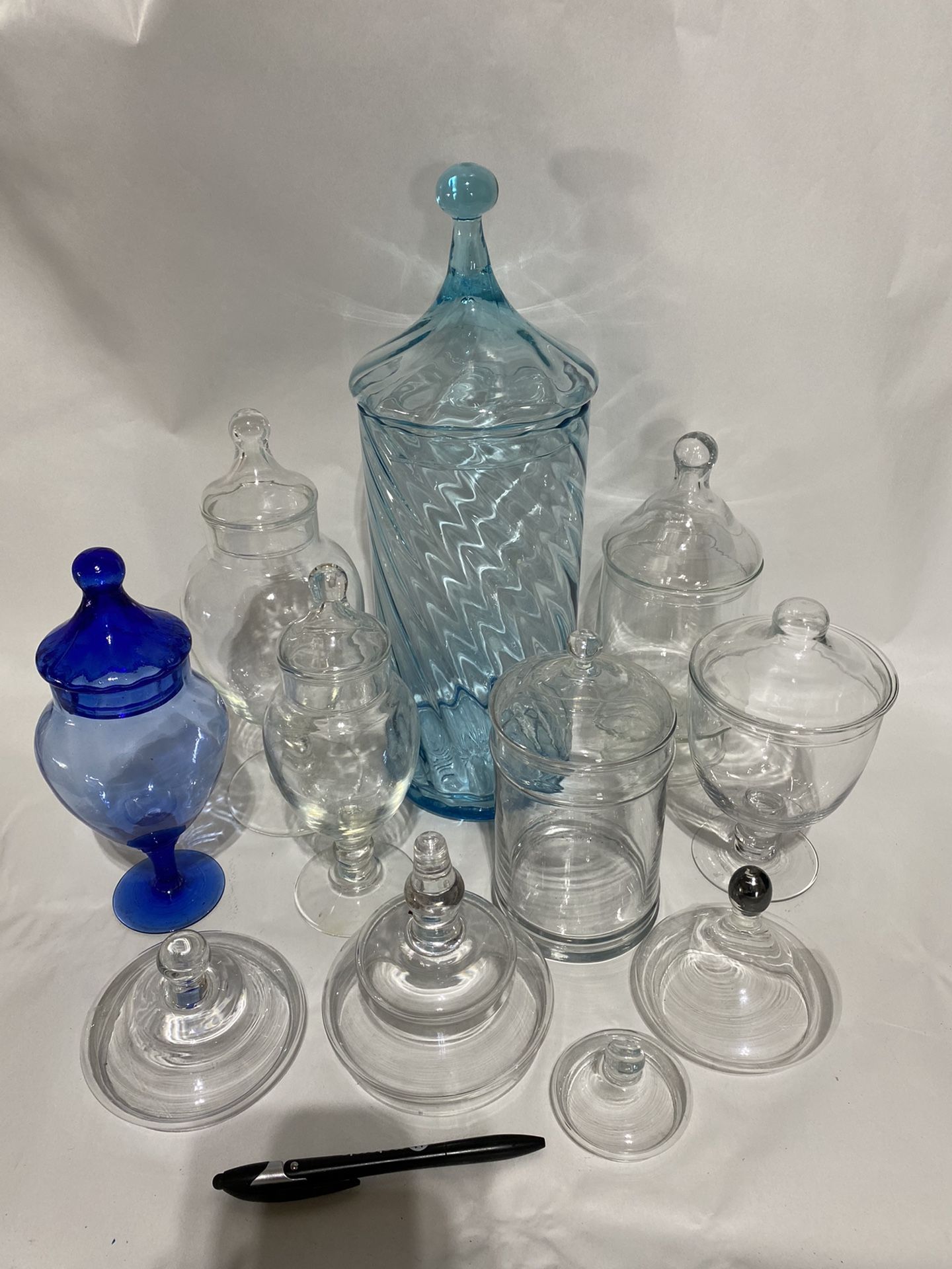 Vintage Antique Glass Lot Depression MCM